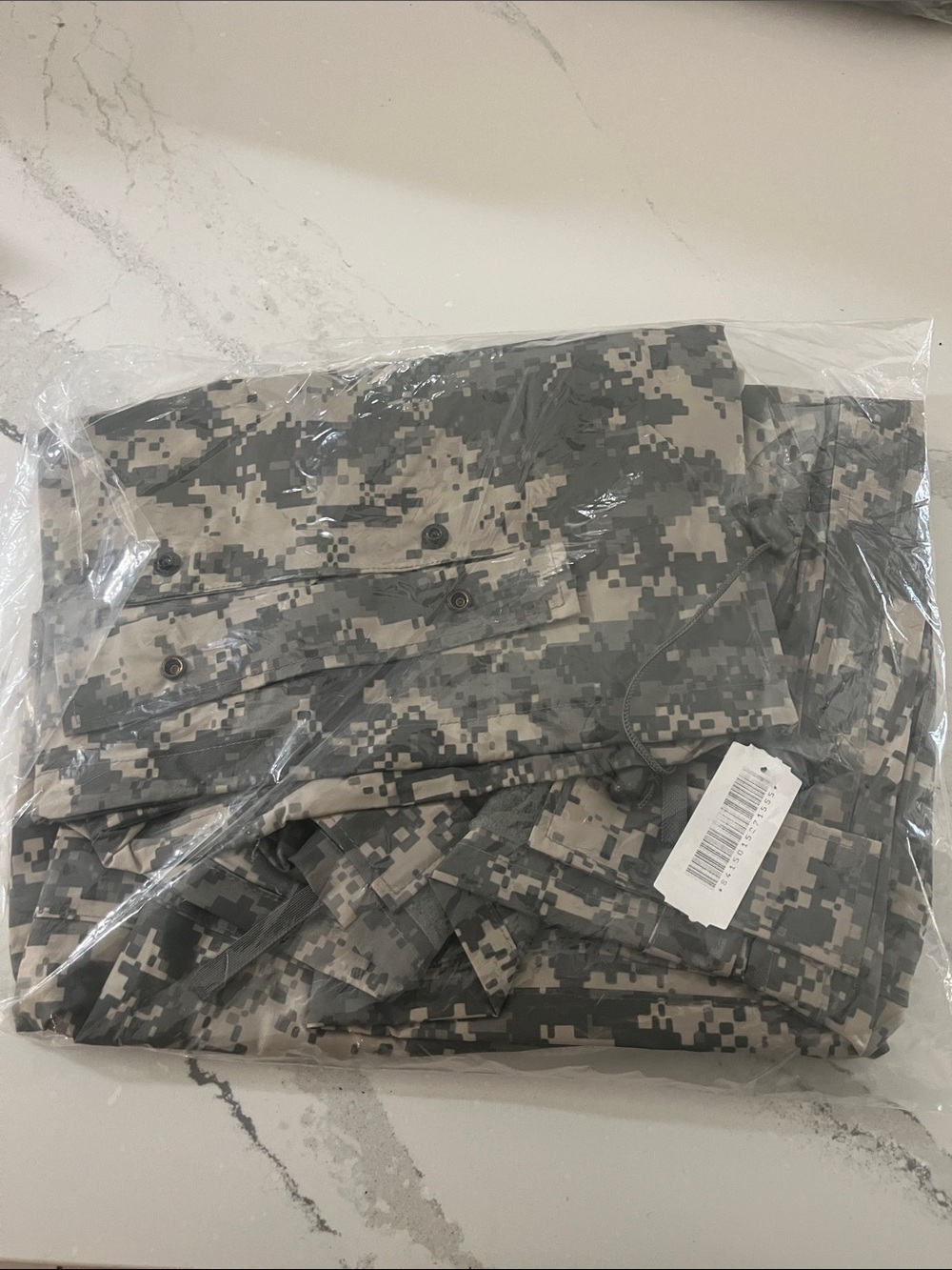 Digital Camo Military-Style Jacket